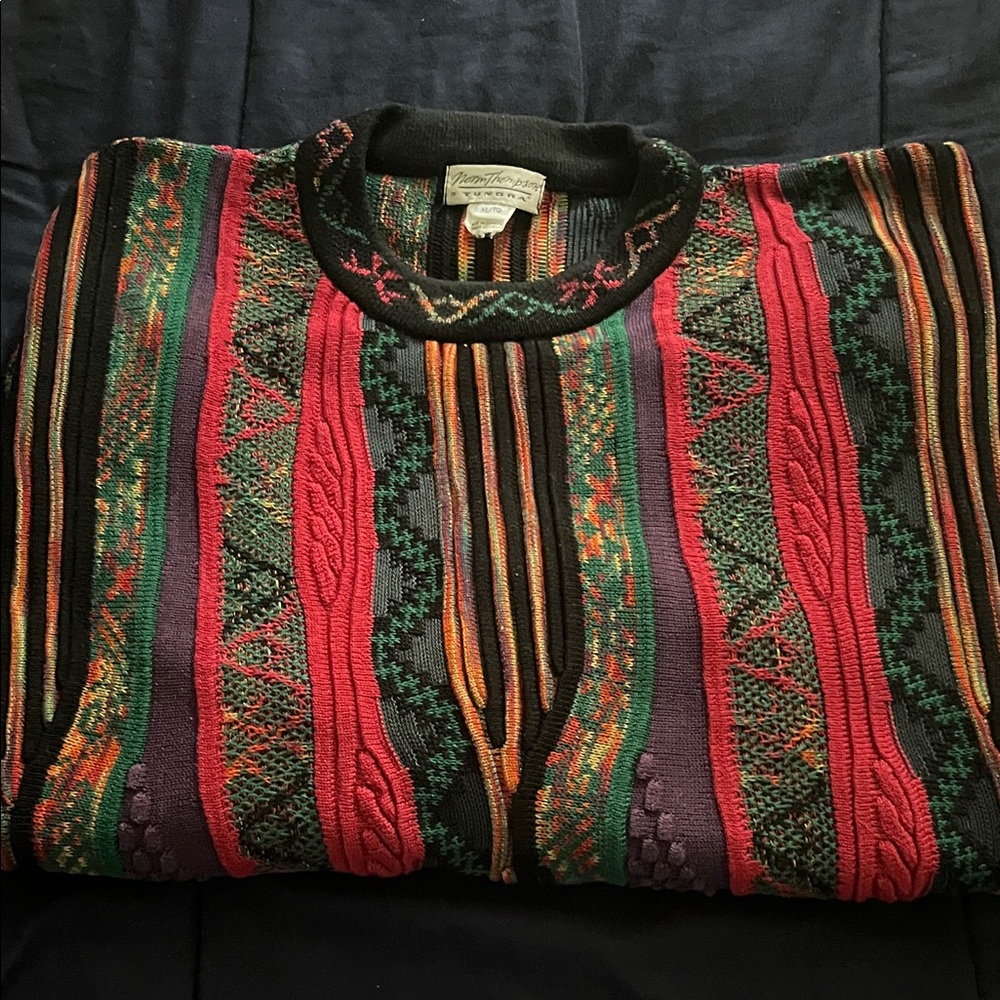 Norm Thompson Multicolor Knit Sweater